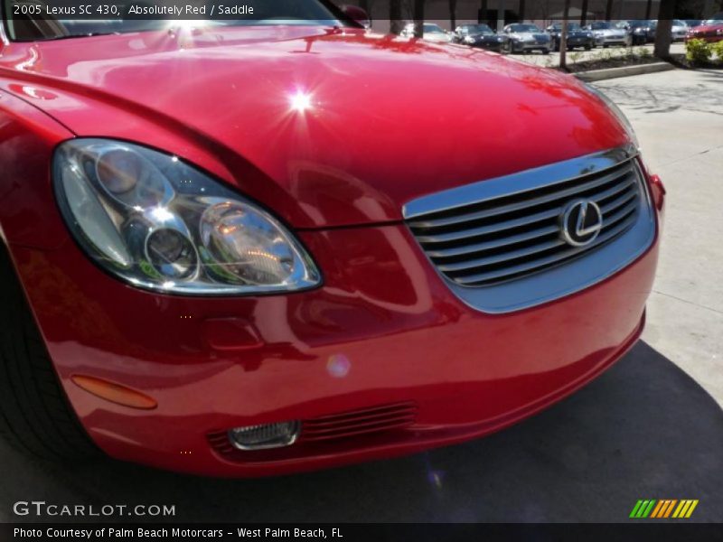 Absolutely Red / Saddle 2005 Lexus SC 430