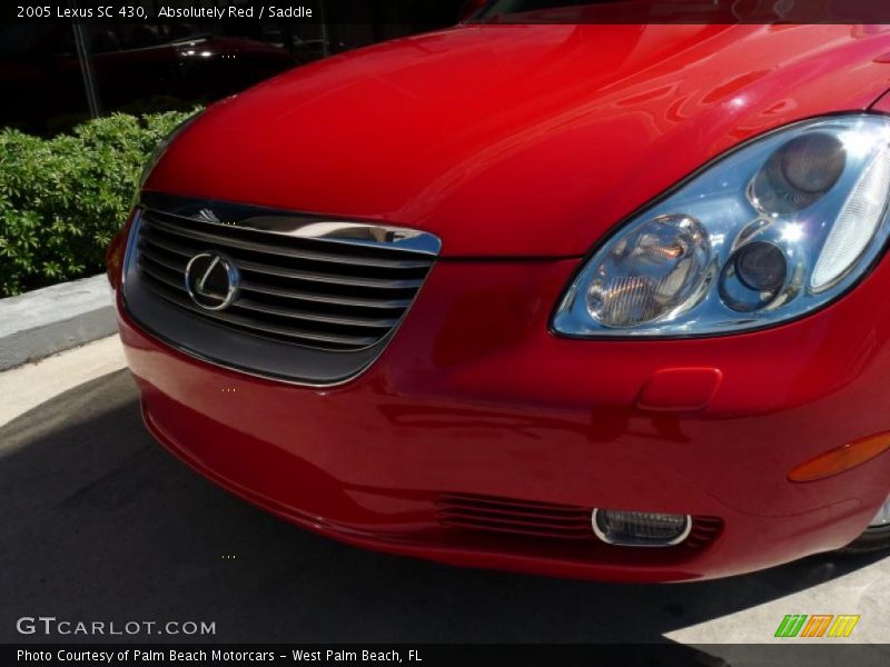 Absolutely Red / Saddle 2005 Lexus SC 430