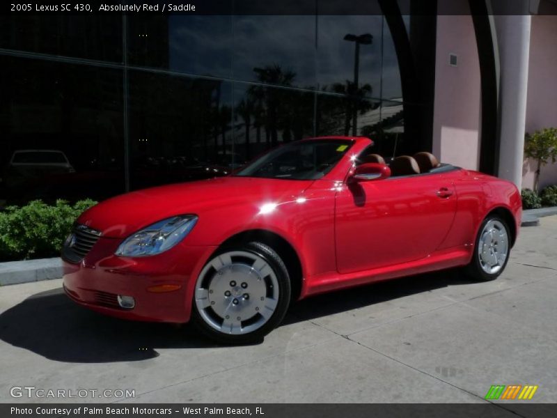 Absolutely Red / Saddle 2005 Lexus SC 430
