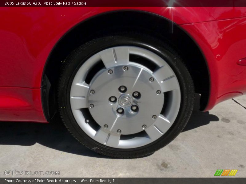 Absolutely Red / Saddle 2005 Lexus SC 430