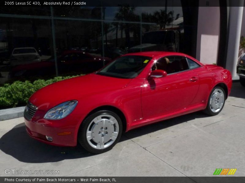 Absolutely Red / Saddle 2005 Lexus SC 430