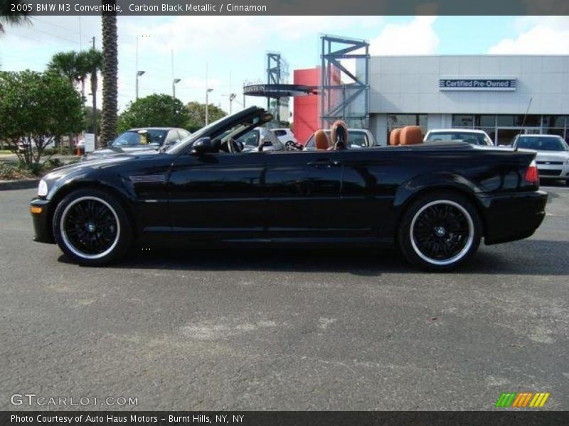 Carbon Black Metallic / Cinnamon 2005 BMW M3 Convertible