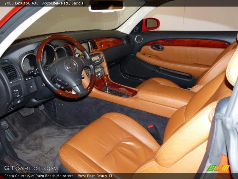 Absolutely Red / Saddle 2005 Lexus SC 430