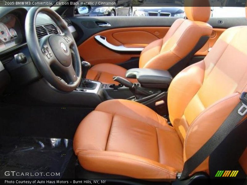 Carbon Black Metallic / Cinnamon 2005 BMW M3 Convertible
