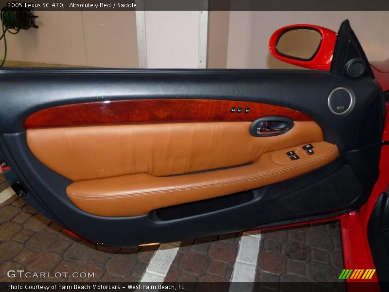Absolutely Red / Saddle 2005 Lexus SC 430