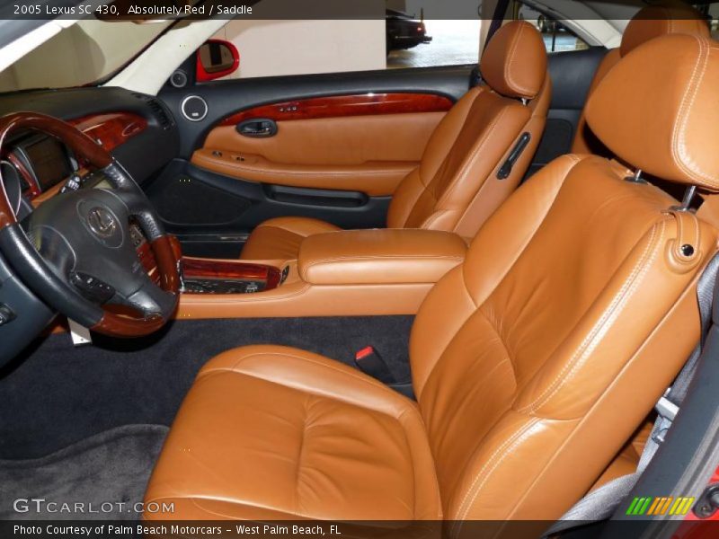 Absolutely Red / Saddle 2005 Lexus SC 430