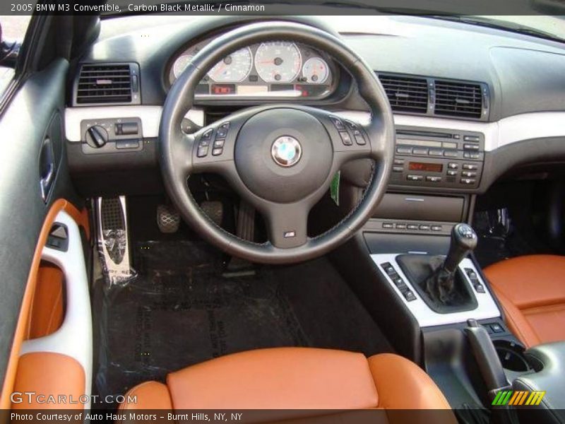 Carbon Black Metallic / Cinnamon 2005 BMW M3 Convertible
