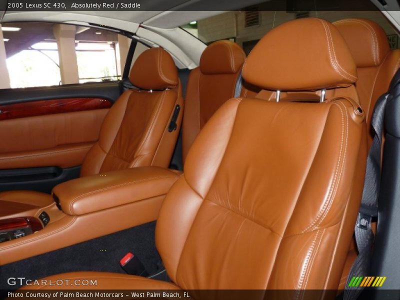 Absolutely Red / Saddle 2005 Lexus SC 430