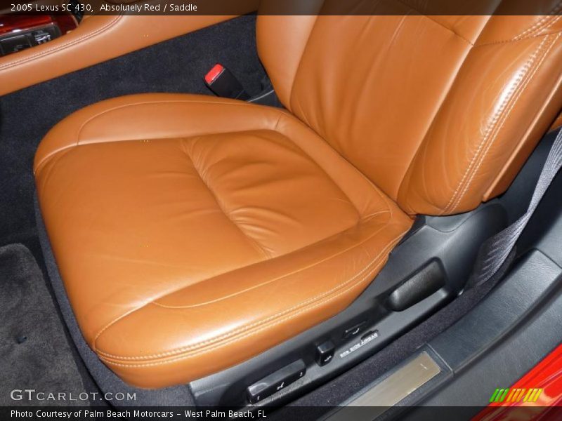 Absolutely Red / Saddle 2005 Lexus SC 430