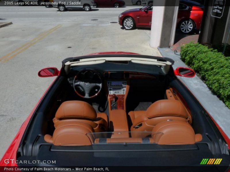 Absolutely Red / Saddle 2005 Lexus SC 430