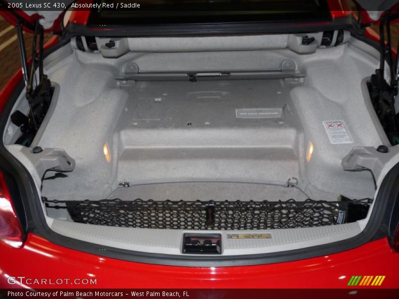 Absolutely Red / Saddle 2005 Lexus SC 430