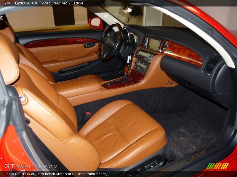 Absolutely Red / Saddle 2005 Lexus SC 430