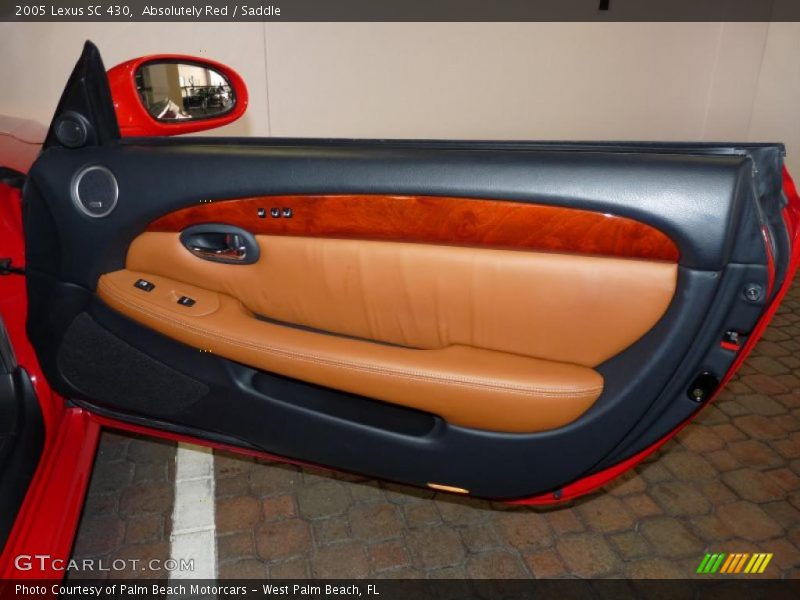 Absolutely Red / Saddle 2005 Lexus SC 430