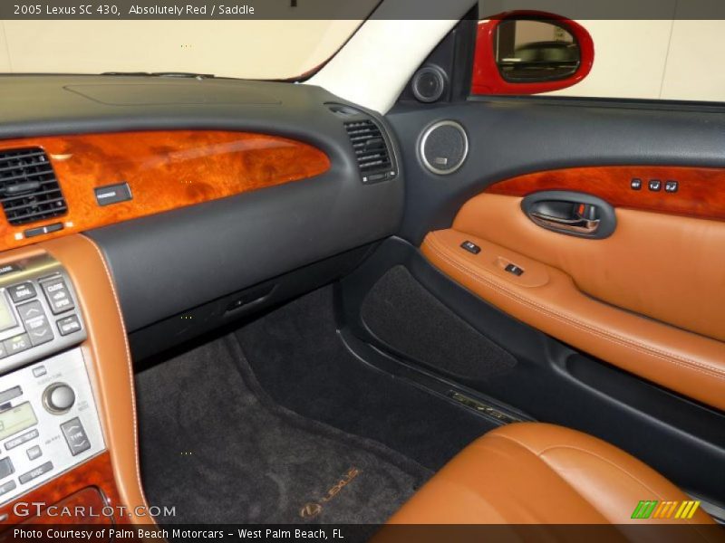 Absolutely Red / Saddle 2005 Lexus SC 430
