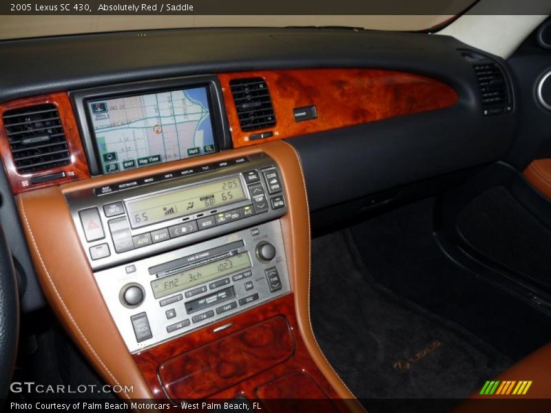 Absolutely Red / Saddle 2005 Lexus SC 430