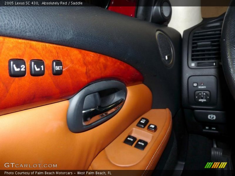Absolutely Red / Saddle 2005 Lexus SC 430