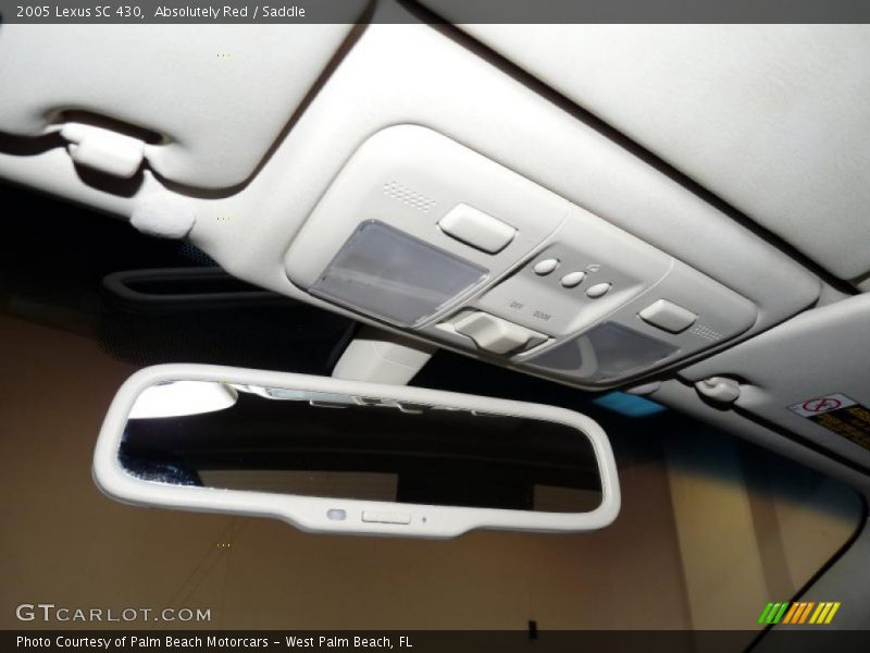 Absolutely Red / Saddle 2005 Lexus SC 430