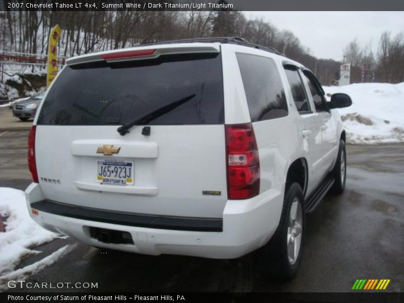 Summit White / Dark Titanium/Light Titanium 2007 Chevrolet Tahoe LT 4x4
