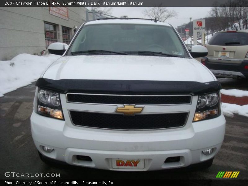 Summit White / Dark Titanium/Light Titanium 2007 Chevrolet Tahoe LT 4x4