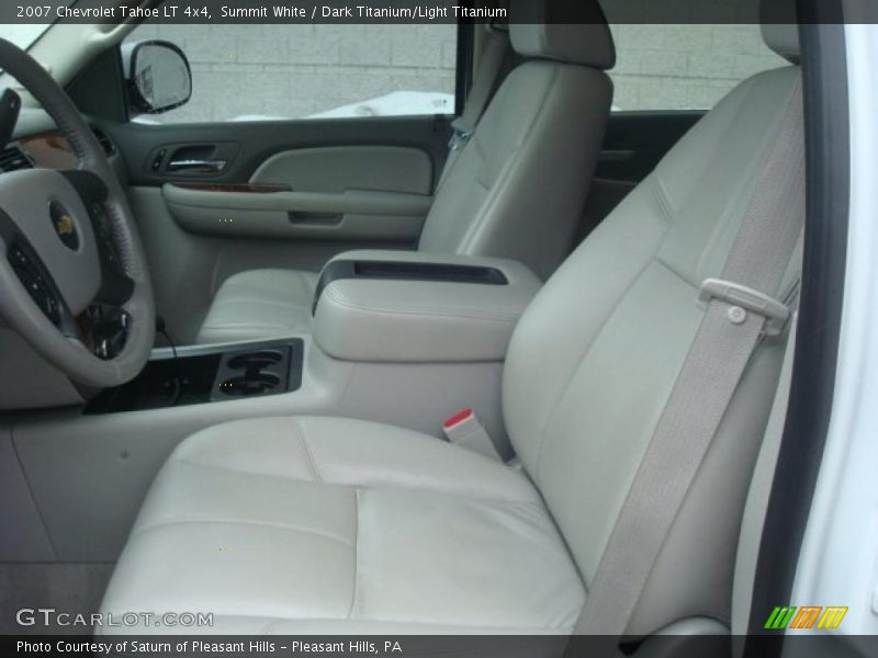 Summit White / Dark Titanium/Light Titanium 2007 Chevrolet Tahoe LT 4x4