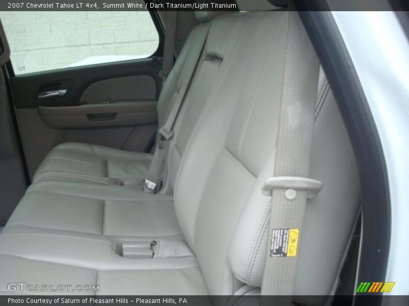 Summit White / Dark Titanium/Light Titanium 2007 Chevrolet Tahoe LT 4x4