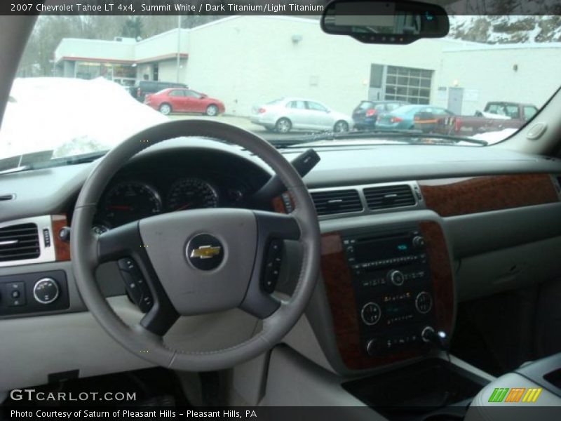 Summit White / Dark Titanium/Light Titanium 2007 Chevrolet Tahoe LT 4x4