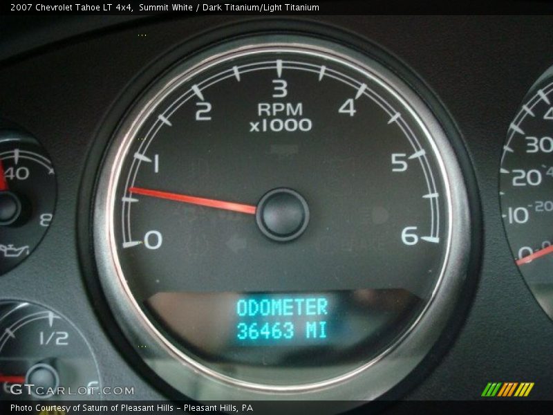 Summit White / Dark Titanium/Light Titanium 2007 Chevrolet Tahoe LT 4x4