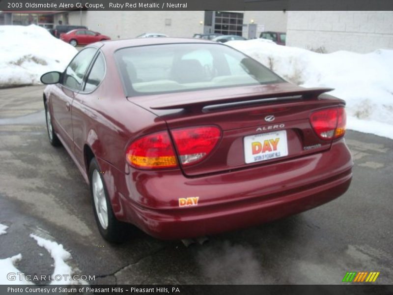 Ruby Red Metallic / Neutral 2003 Oldsmobile Alero GL Coupe