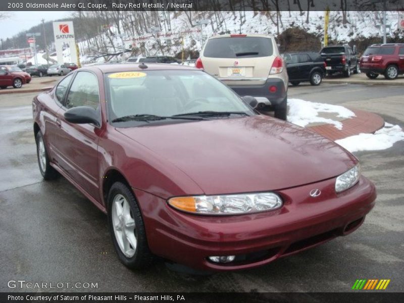 Ruby Red Metallic / Neutral 2003 Oldsmobile Alero GL Coupe