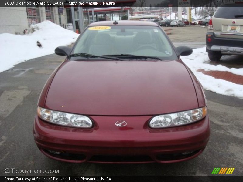 Ruby Red Metallic / Neutral 2003 Oldsmobile Alero GL Coupe