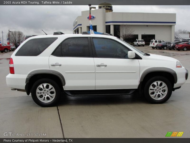 Taffeta White / Saddle 2003 Acura MDX Touring