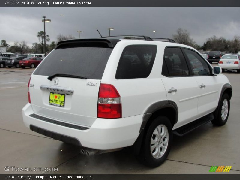 Taffeta White / Saddle 2003 Acura MDX Touring