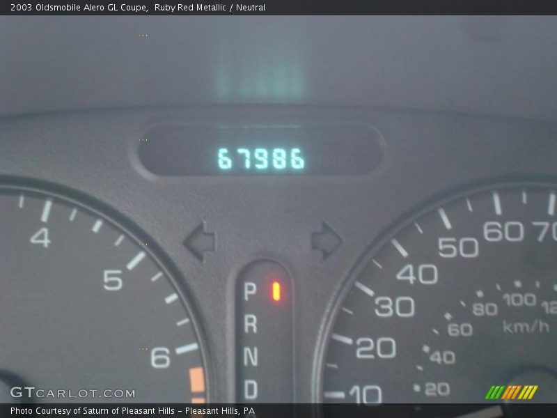 Ruby Red Metallic / Neutral 2003 Oldsmobile Alero GL Coupe