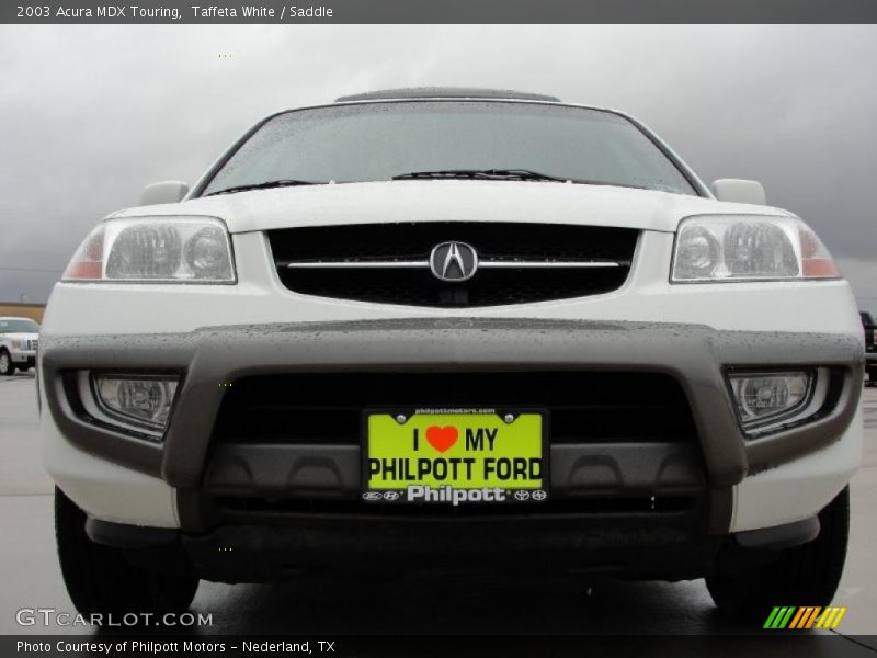 Taffeta White / Saddle 2003 Acura MDX Touring