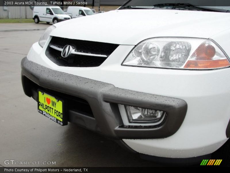 Taffeta White / Saddle 2003 Acura MDX Touring