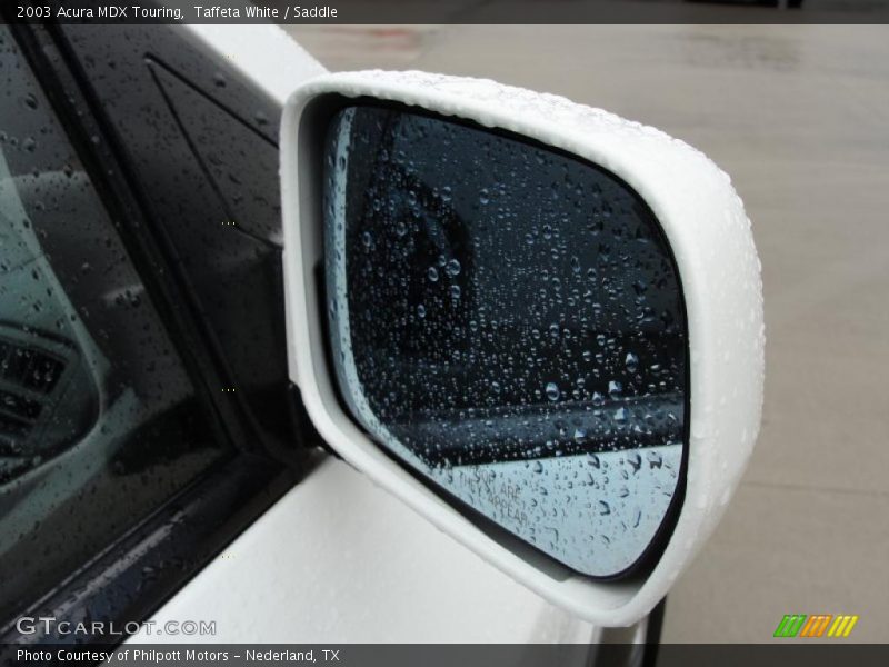 Taffeta White / Saddle 2003 Acura MDX Touring