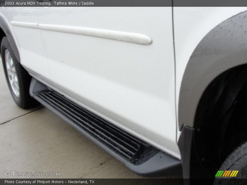 Taffeta White / Saddle 2003 Acura MDX Touring
