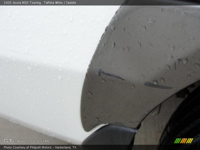 Taffeta White / Saddle 2003 Acura MDX Touring