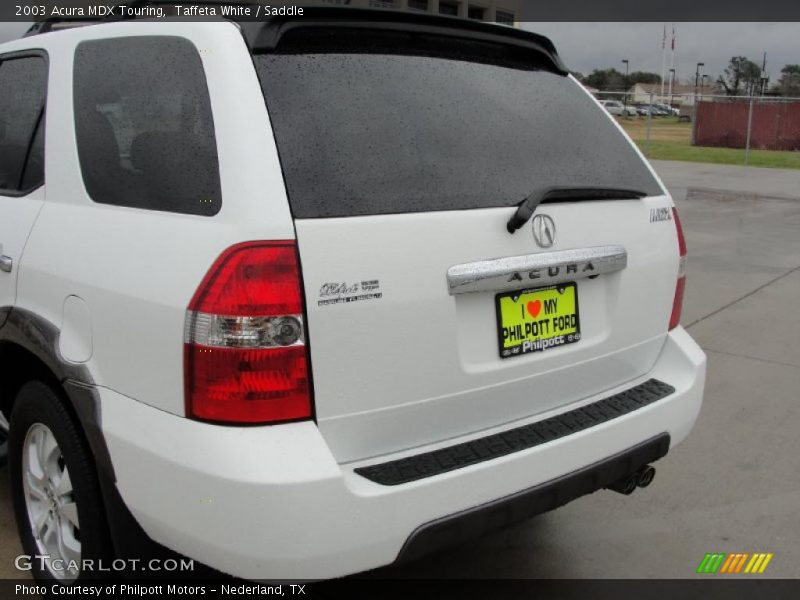 Taffeta White / Saddle 2003 Acura MDX Touring