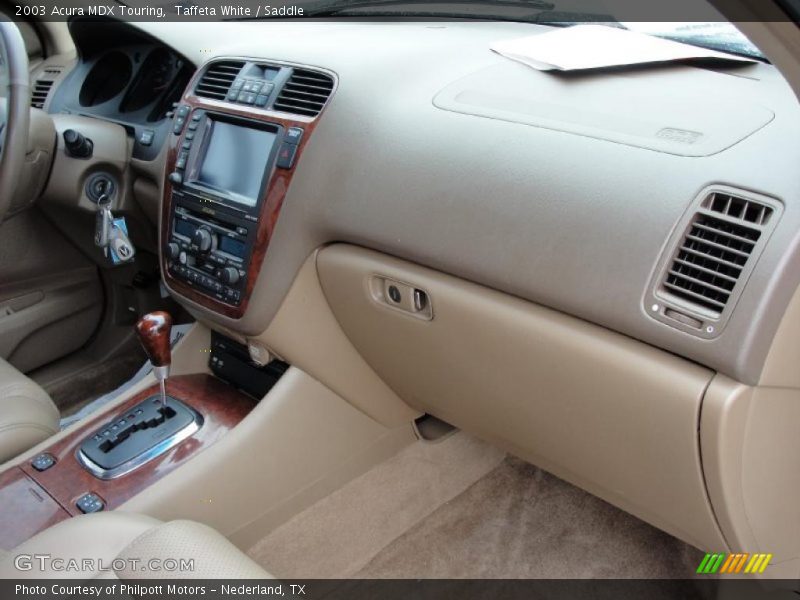 Taffeta White / Saddle 2003 Acura MDX Touring
