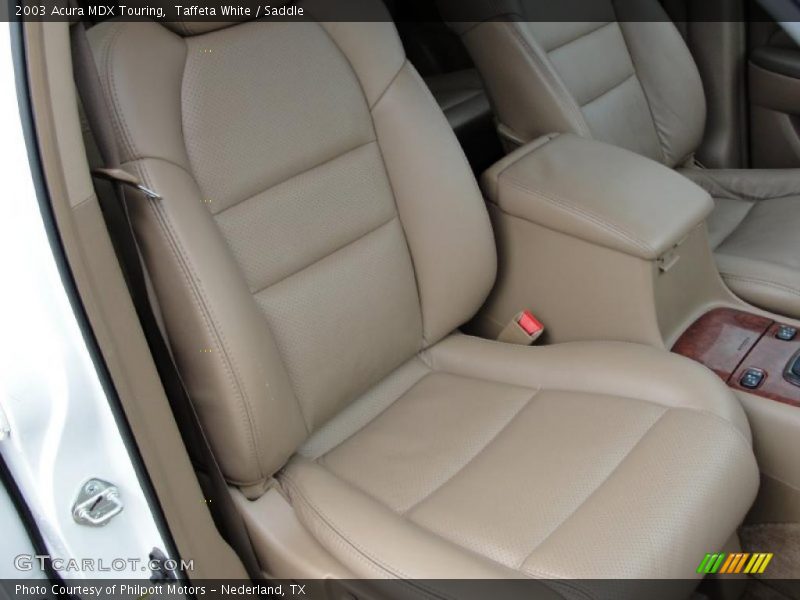 Taffeta White / Saddle 2003 Acura MDX Touring