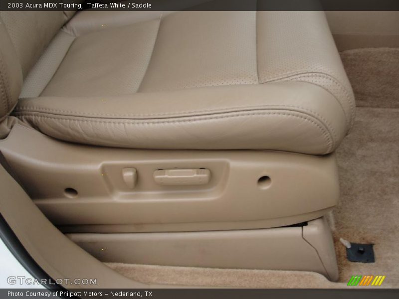 Taffeta White / Saddle 2003 Acura MDX Touring