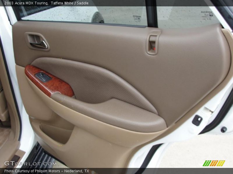 Taffeta White / Saddle 2003 Acura MDX Touring