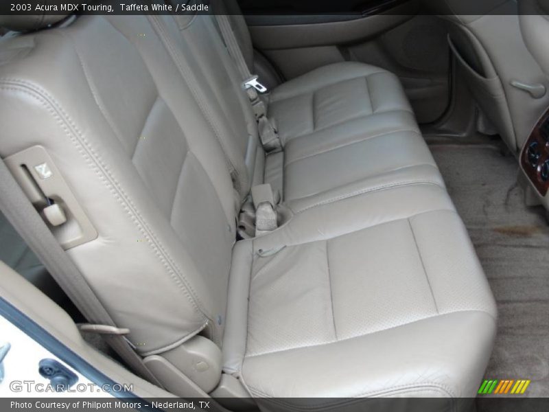 Taffeta White / Saddle 2003 Acura MDX Touring