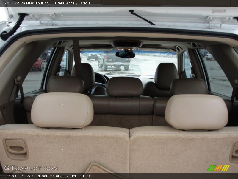 Taffeta White / Saddle 2003 Acura MDX Touring