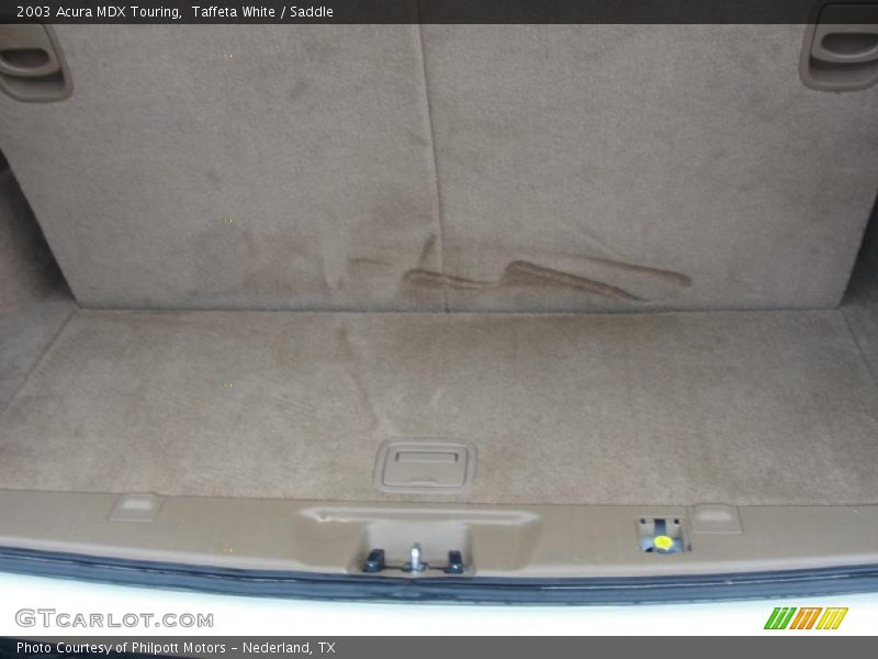 Taffeta White / Saddle 2003 Acura MDX Touring
