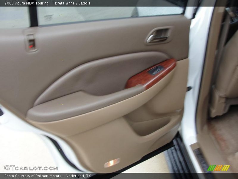 Taffeta White / Saddle 2003 Acura MDX Touring