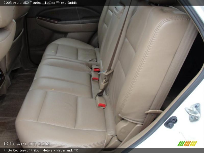 Taffeta White / Saddle 2003 Acura MDX Touring