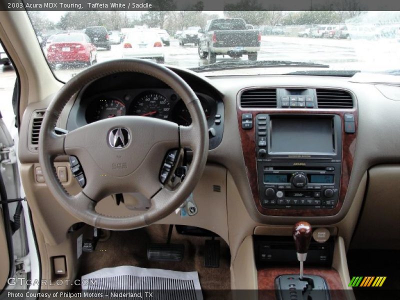 Taffeta White / Saddle 2003 Acura MDX Touring
