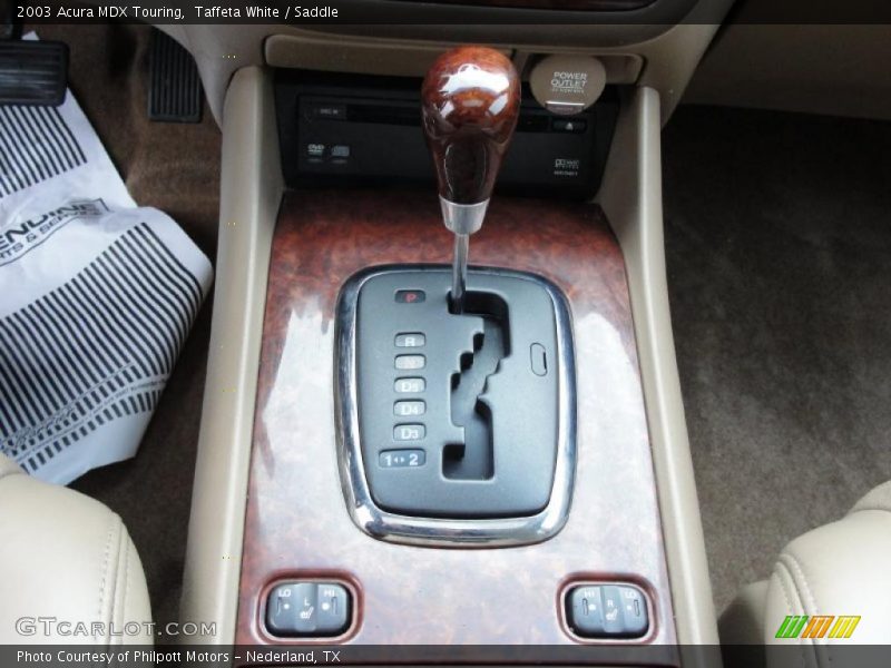Taffeta White / Saddle 2003 Acura MDX Touring